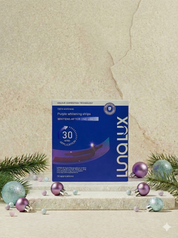 5D lila fogfehérítő tapasz (14 alkalomra) - ÚJ TERMÉK