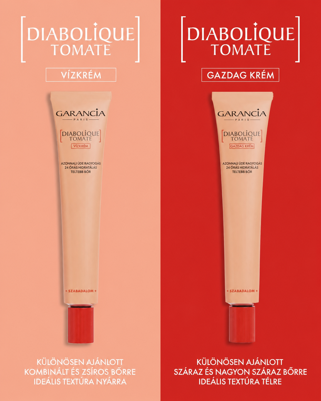 Diabolique Tomato Water Cream – ragyogásfokozó paradicsom-vízkrém